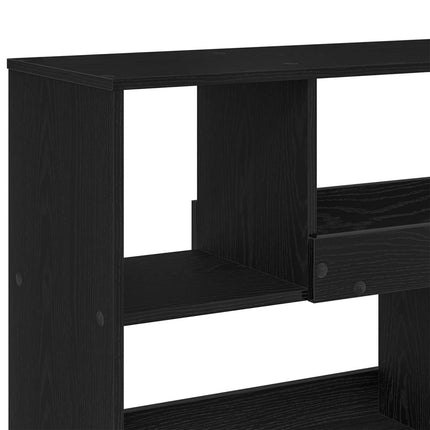Bokhylla Svart Ek 100 x 33 x 94,5 cm Konstruerat trä