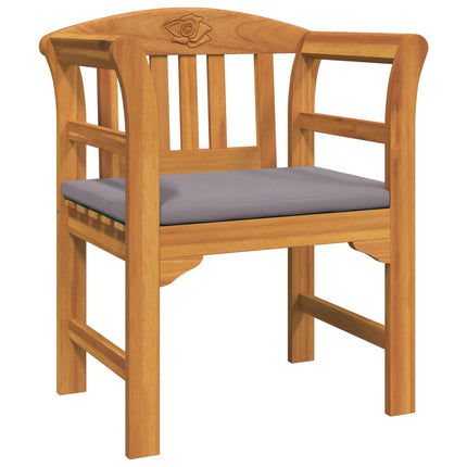 Trädgårdsros loungeset med kudde 3 pcs Massivt Akaciaträ