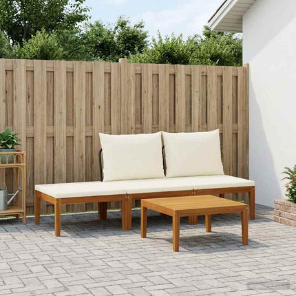 4 pcs Massivt akaciahus och rep Naturlig