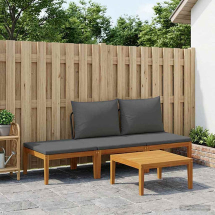 4 pcs Massivt akaciahus och rep Naturlig