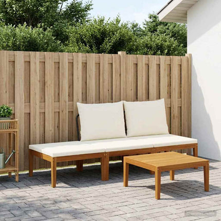 4 pcs Massivt akaciahus och rep Naturlig