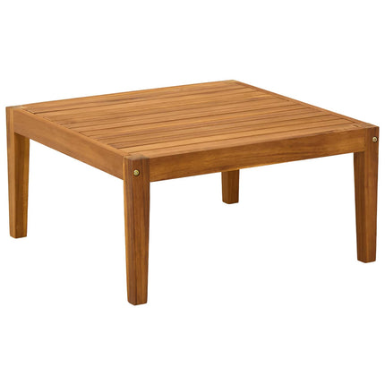 Trädgårdsbord Massivt Akaciaträ Naturlig 60 x 60 x 30 cm