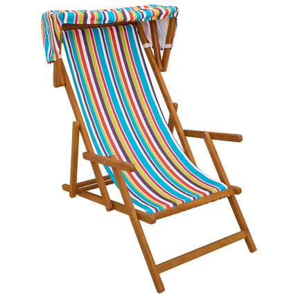 Deck Chair 2 pcs 3 Position Massiv Eukalyptus Trä