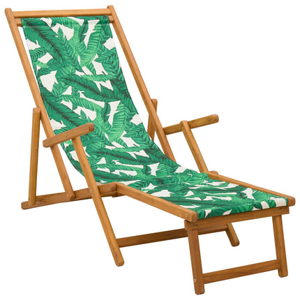 Hopfällbar solstol 2 pcs 3 Position Massiv Eukalyptus Trä
