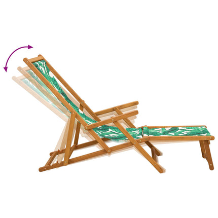Hopfällbar solstol 2 pcs 3 Position Massiv Eukalyptus Trä
