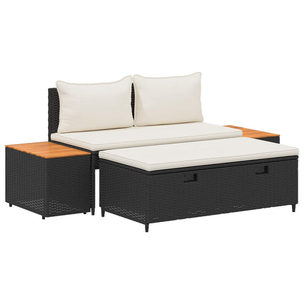 Utomhussoffset 4 -Seater 4 pcs 55 x 30 x 39 cm