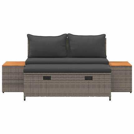 Utomhussoffset 4 -Seater 4 pcs 55 x 30 x 39 cm