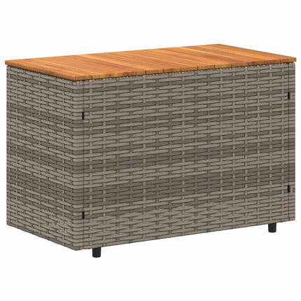 Utomhussoffset 4 -Seater 4 st 55 x 30 x 39 cm Grå och Marinblå