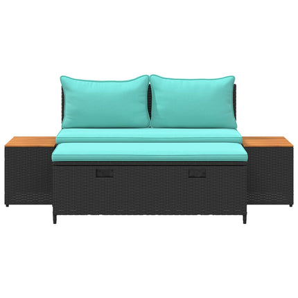 Utomhussoffset 4 -Seater 4 pcs 55 x 30 x 39 cm