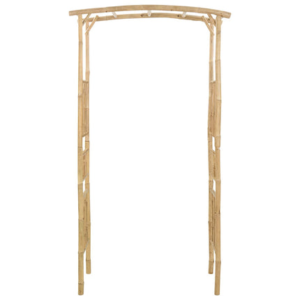 Trädgårdsbåge Naturfärg 110 x 40 x 205 cm Bambus