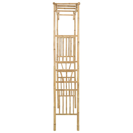 Trädgårdsbåge Naturfärg 110 x 40 x 205 cm Bambus