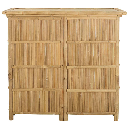 Utomhus Barbord Naturfärg 115 x 55 x 105 cm Bambus