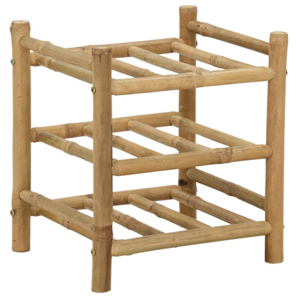 Vinställ Naturfärg 32,5 x 29,5 x 36 cm Bambus