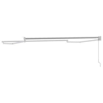 Manuell utdragbar markisram Vit 3 x 2 m Aluminium