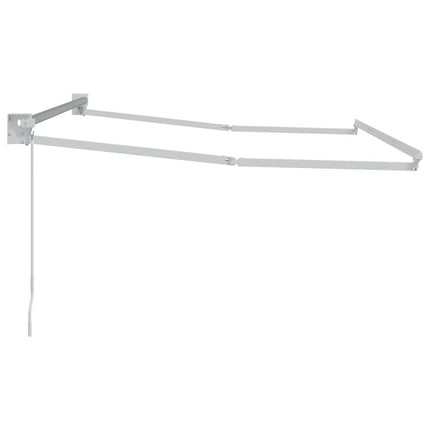 Manuell utdragbar markisram Vit 3,5 x 2 m Aluminium
