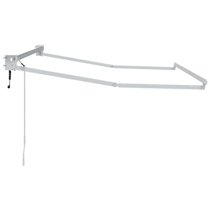 Elektrisk utdragbar markisram Vit 2,5 x 2 m Aluminium