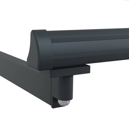 Manuell utdragbar markisram Antracit 3 x 2 m Aluminium