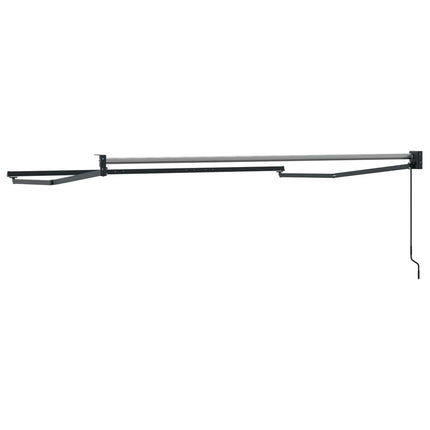 Manuell utdragbar markisram Antracit 3 x 2 m Aluminium
