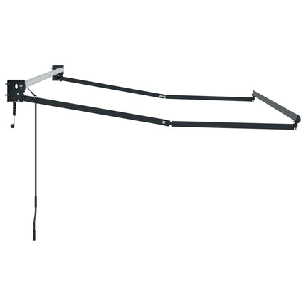 Elektrisk utdragbar markisram Antracit 3 x 2 m Aluminium