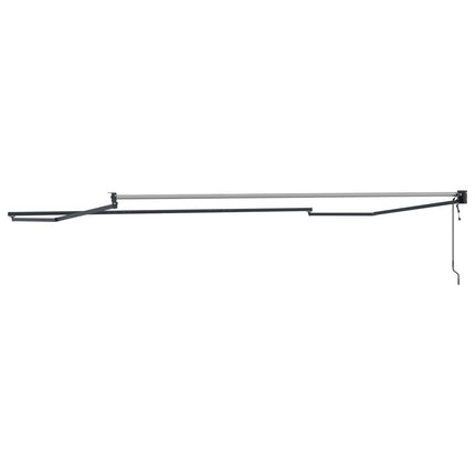 Elektrisk utdragbar markisram Antracit 4 x 2 m Aluminium