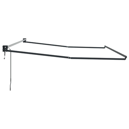 Elektrisk utdragbar markisram Antracit 4 x 2 m Aluminium