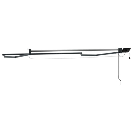 Elektrisk utdragbar markisram Antracit 3 x 2 m Aluminium