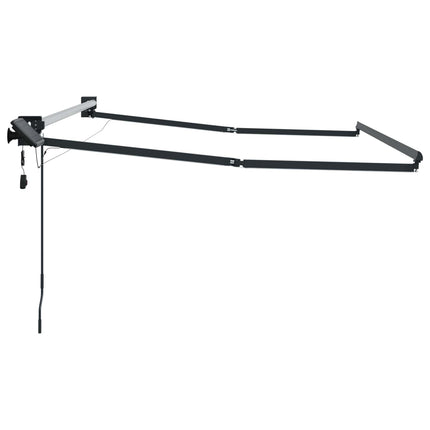 Elektrisk utdragbar markisram Antracit 3 x 2 m Aluminium