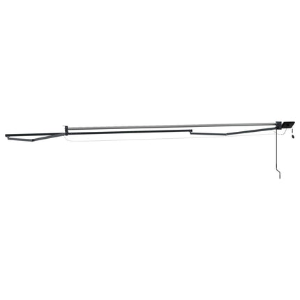 Elektrisk utdragbar markisram Antracit 4 x 2 m Aluminium