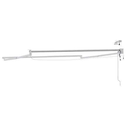 Elektrisk utdragbar markisram Vit 3,5 x 2 m Aluminium