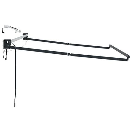 Elektrisk utdragbar markisram Antracit 3 x 2,5 m Aluminium