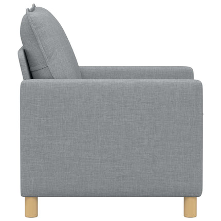 Soffa Ljusgrå 76 x 81 x 87,5 cm Tyg