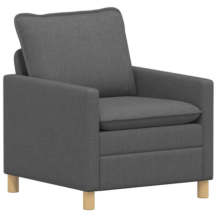 Soffa Mörkgrå 76 x 81 x 87,5 cm Tyg