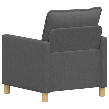 Soffa Mörkgrå 76 x 81 x 87,5 cm Tyg