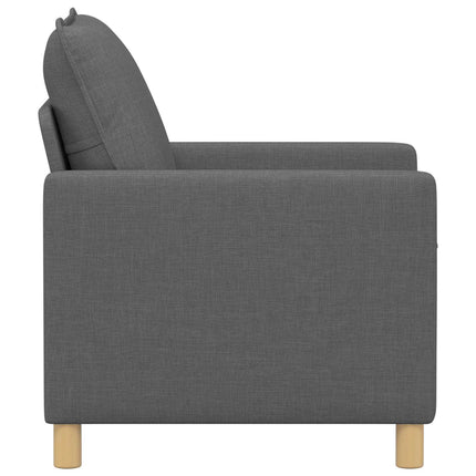 Soffa Mörkgrå 76 x 81 x 87,5 cm Tyg