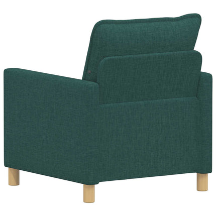 Soffa Mörkgrön 76 x 81 x 87,5 cm Tyg