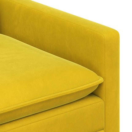 Soffa Gul 76 x 81 x 87,5 cm Sammet