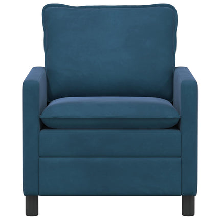 Soffa Blå 76 x 81 x 87,5 cm Sammet
