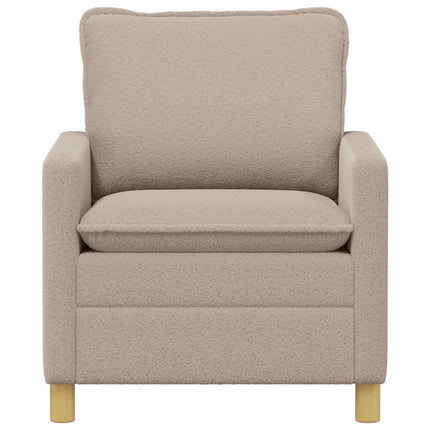 Soffa Ljusgrå 76 x 81 x 87,5 cm Tyg