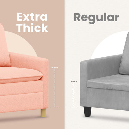 Soffa Rosa 76 x 81 x 87,5 cm Tyg