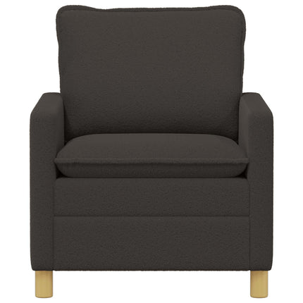 Soffa Mörkgrå 76 x 81 x 87,5 cm Tyg