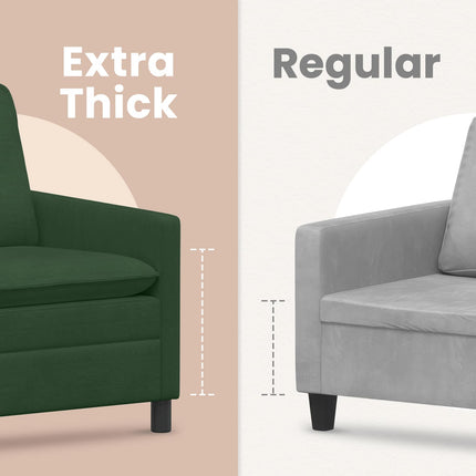 Soffa Jungelgrön 76 x 81 x 87,5 cm Tyg