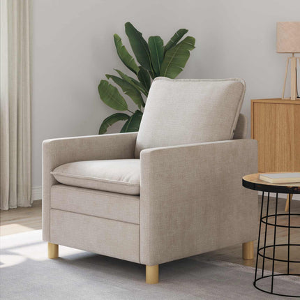 Soffa Gräddvit 76 x 81 x 87,5 cm Polyester