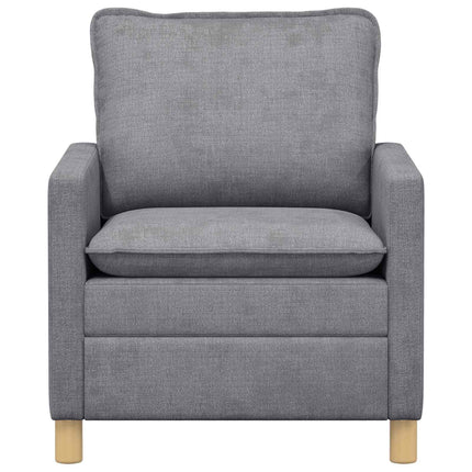 Soffa Ljusgrå 76 x 81 x 87,5 cm Polyester