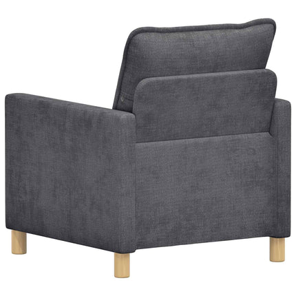 Soffa Mörkgrå 76 x 81 x 87,5 cm Polyester