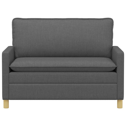 Soffa Mörkgrå 126 x 81 x 87,5 cm Tyg