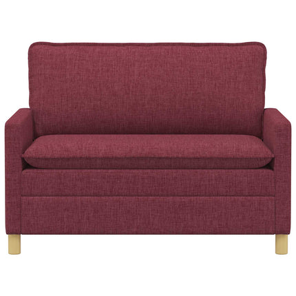 Soffa Vinröd 126 x 81 x 87,5 cm Tyg