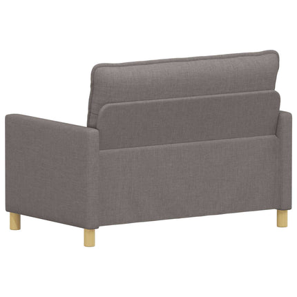 Soffa Taupe 126 x 81 x 87,5 cm Tyg