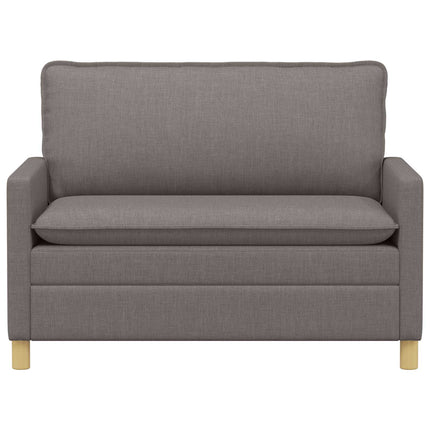 Soffa Taupe 126 x 81 x 87,5 cm Tyg