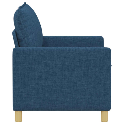Soffa Blå 126 x 81 x 87,5 cm Tyg