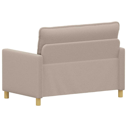 Soffa Ljusgrå 126 x 81 x 87,5 cm Tyg